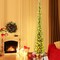 Pre-lit Pencil Artificial Christmas Tree with Warm White LED Lights